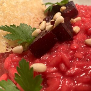 Risotto alla barbabietola